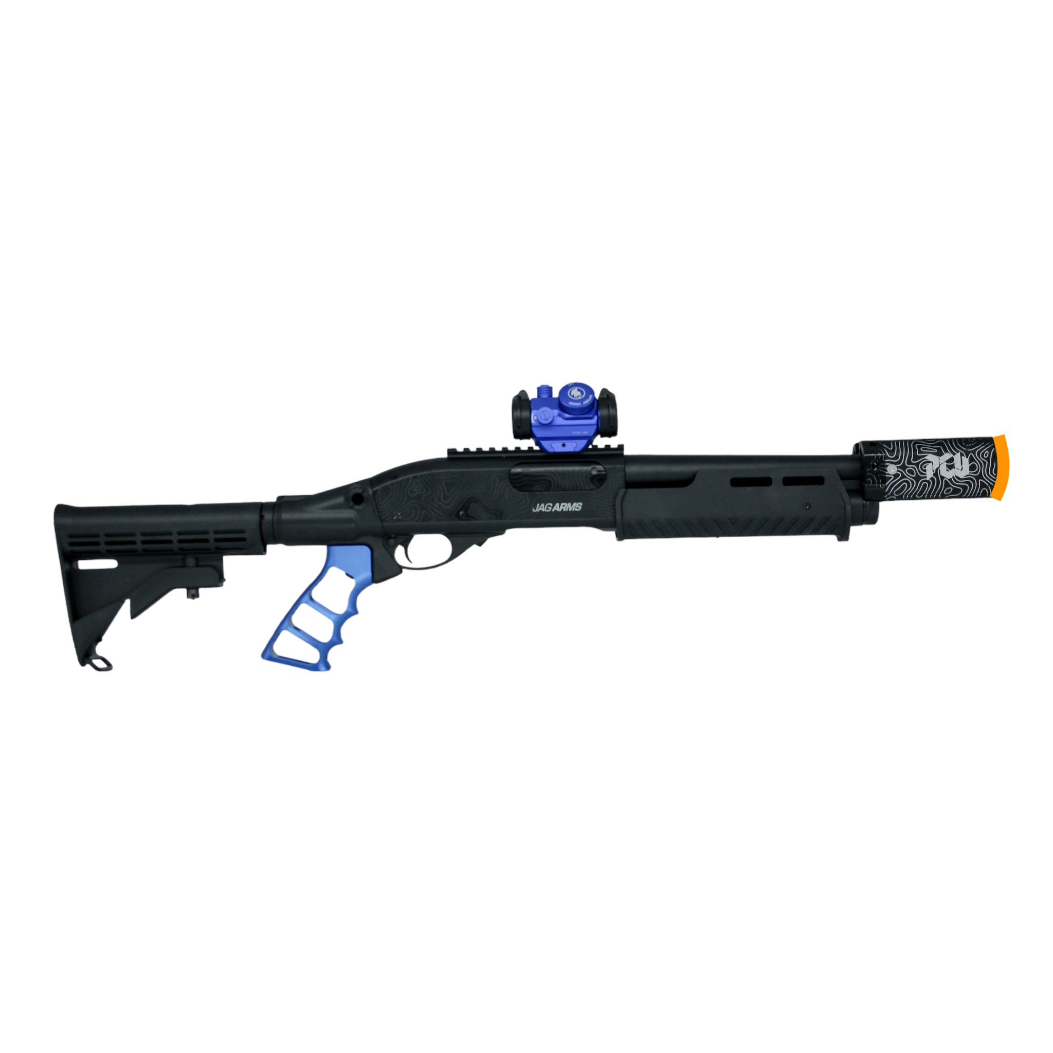 SS Airsoft Custom Shotgun Reaper - Liquid Blue - ssairsoft.com