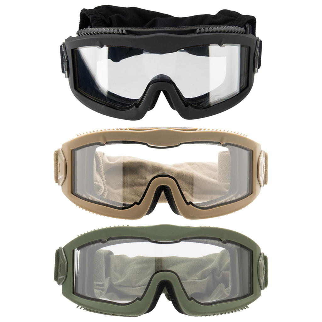 lancer tactical aero goggles LANCER TACTICAL AERO PROTECTIVE BLACK AIRSOFT GOGGLES CLEAR LENS | Goggles | SS Airsoft