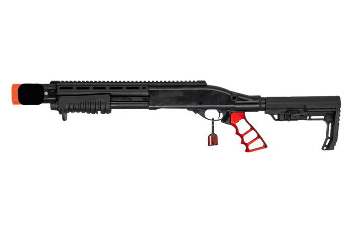 SS Airsoft Custom Shotgun Breacher - Red Hornet - ssairsoft.com