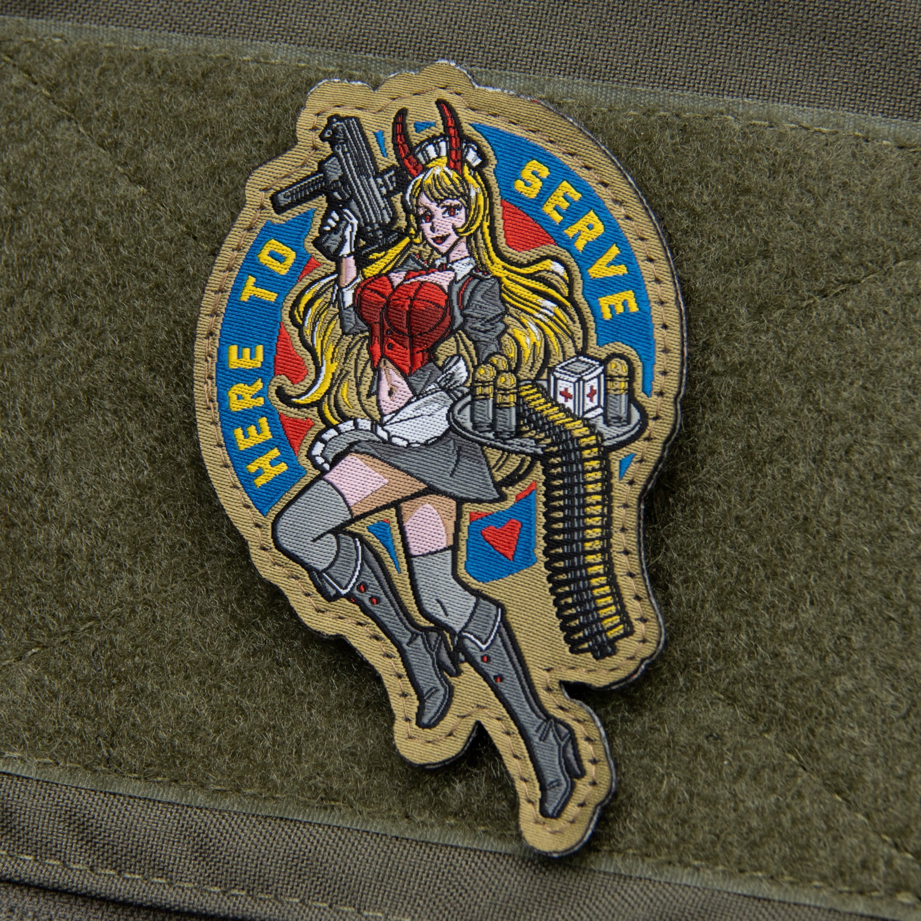 MSM Here to Serve Anime Moral Patch - ssairsoft.com