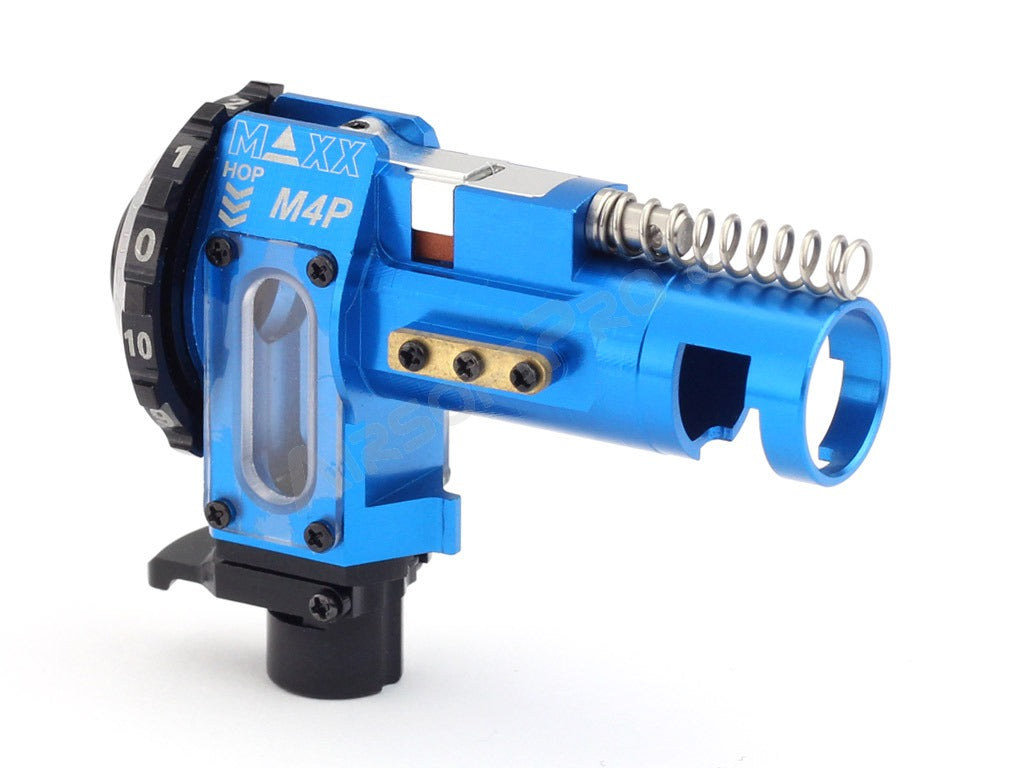 MAXX Model Airsoft Blue CNC Aluminum Hopup Chamber M4P - PRO