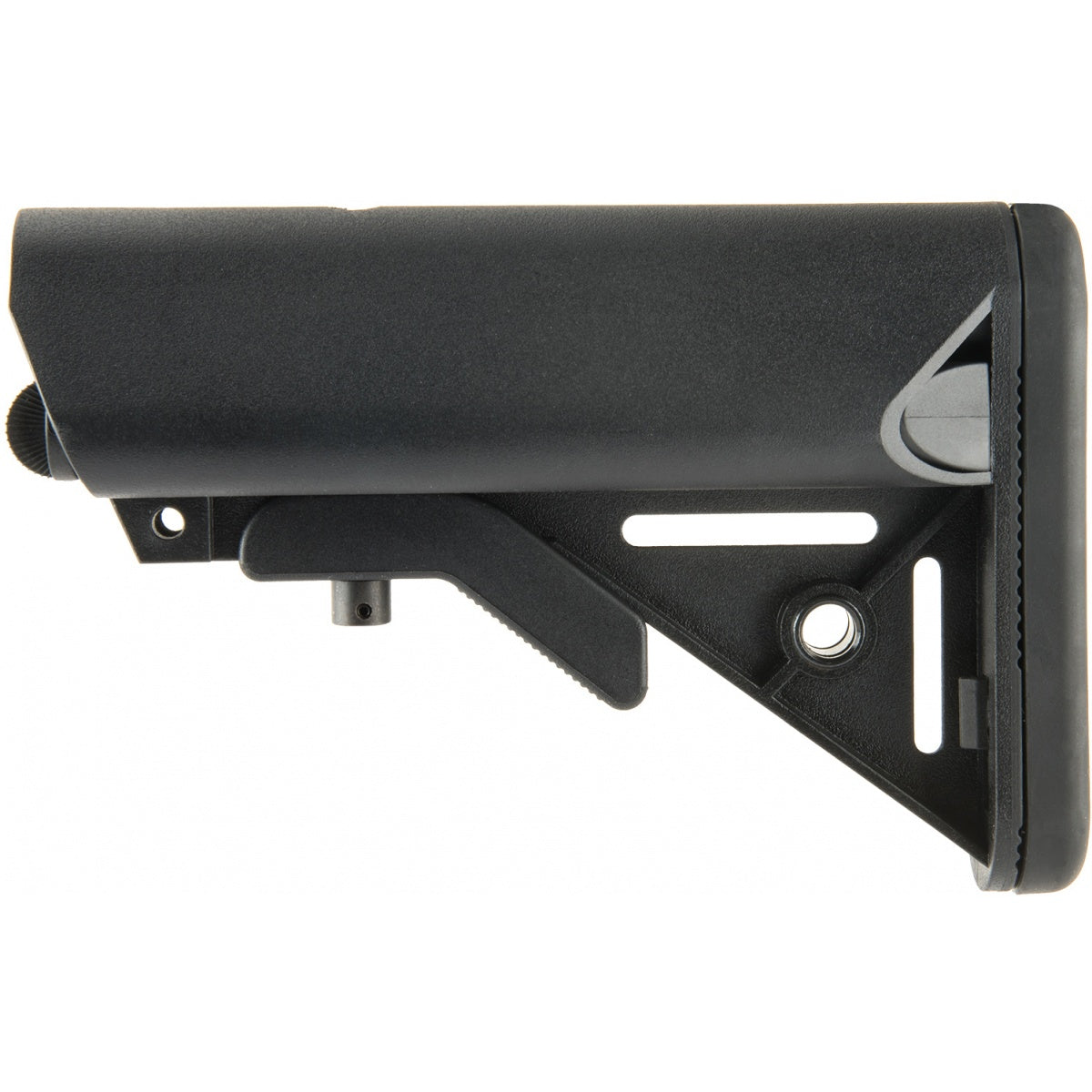 ZION ARMS Aluminum Fixed Stock – Lightweight Skeletonized Rifle Stock (Black)