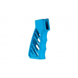 Atlas Custom Works CNC LWP Grip for M4 Airsoft Gas Blowback Rifle (Color: Blue) - ssairsoft