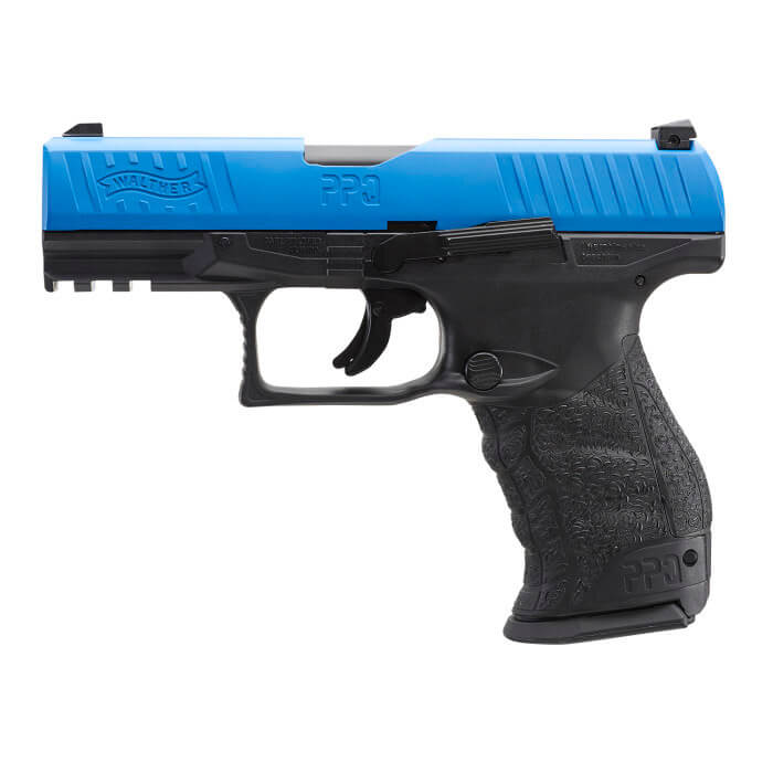 T4E Walther PPQ M2 .43 Cal LE Blue Training Paintball Marker - ssairsoft.com