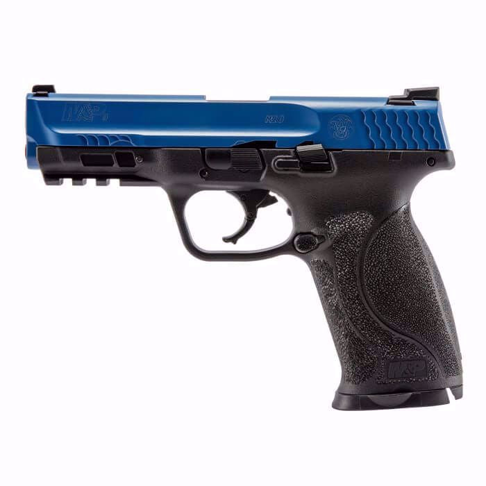 T4E Smith & Wesson M&P9 2.0 .43 Cal LE Blue Training Paintball Marker - ssairsoft.com