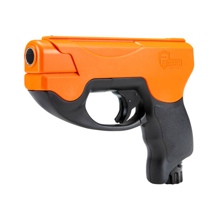 P2P HDP 50 Compact Rubber/Pepper Personal Defense Pistol (Orange/Black) - ssairsoft.com