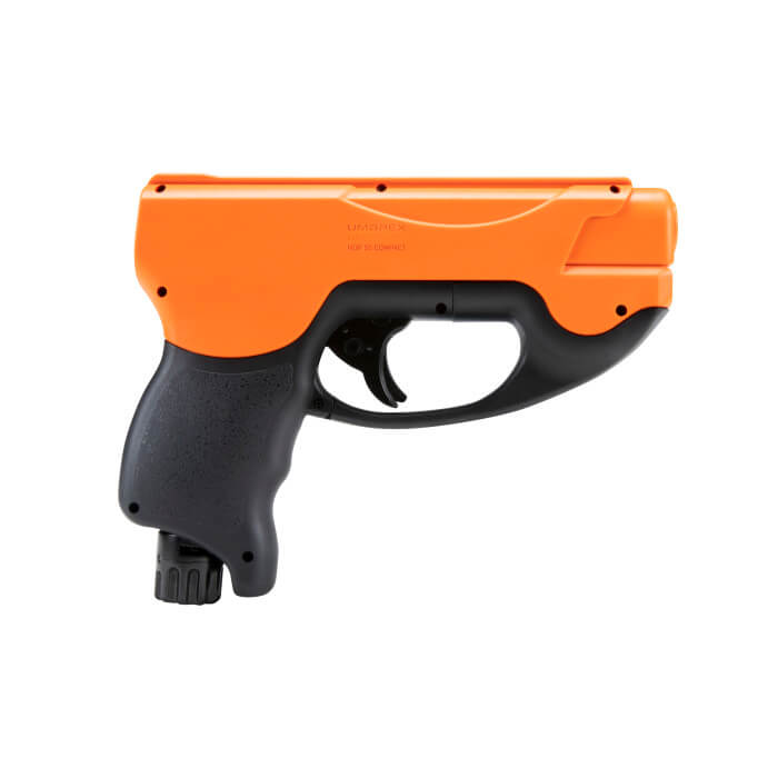 P2P HDP 50 Compact Rubber/Pepper Personal Defense Pistol (Orange/Black) - ssairsoft.com