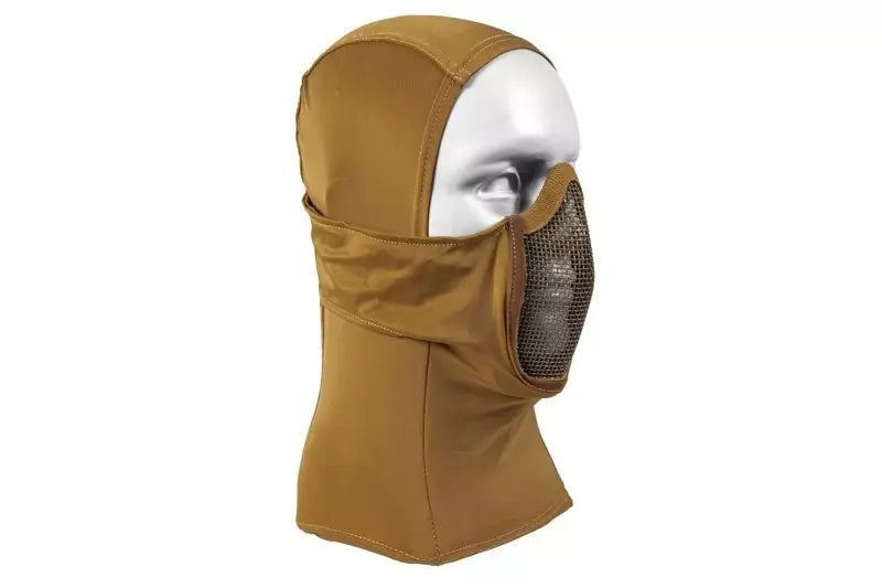 Specna Arms Balaclava hoodie with protector - Tan