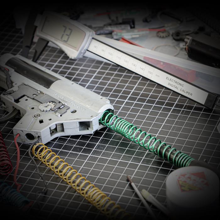 Lancer Tactical Airsoft Irregular-Pitch Upgrade Spring, M100 [320-390 ...