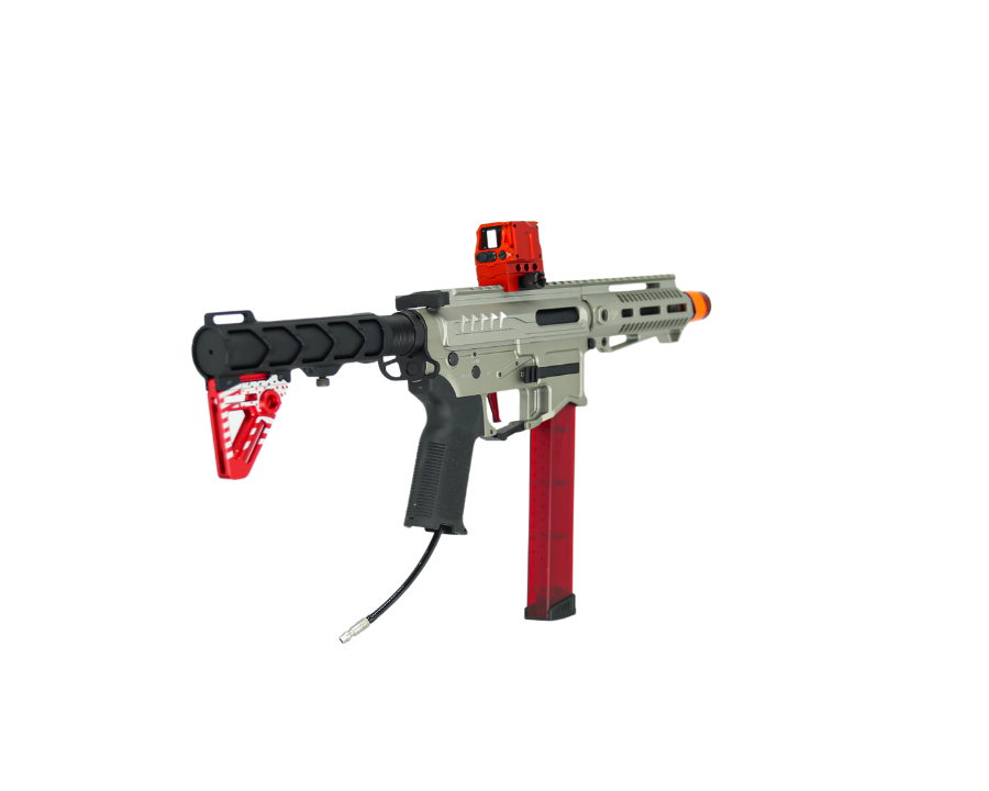SS Airsoft Custom HPA Zion Arms PW9 Red Eyes Flare Metal Dragon - ssairsoft.com