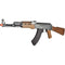 Lancer Tactical AK-47 AEG Rifle (Black/Wood) - ssairsoft.com