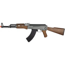 Lancer Tactical AK-47 AEG Rifle (Black/Wood) - ssairsoft.com