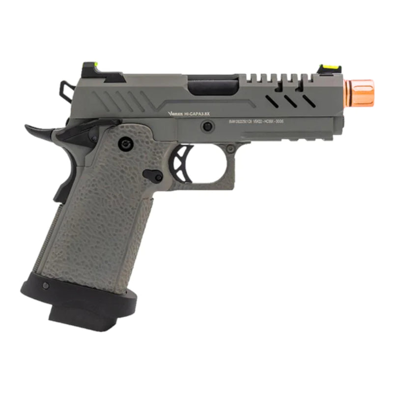 Vorsk 3.8 Hi Capa Pro Gas Blowback Pistol (Complete Gray) - ssairsoft.com