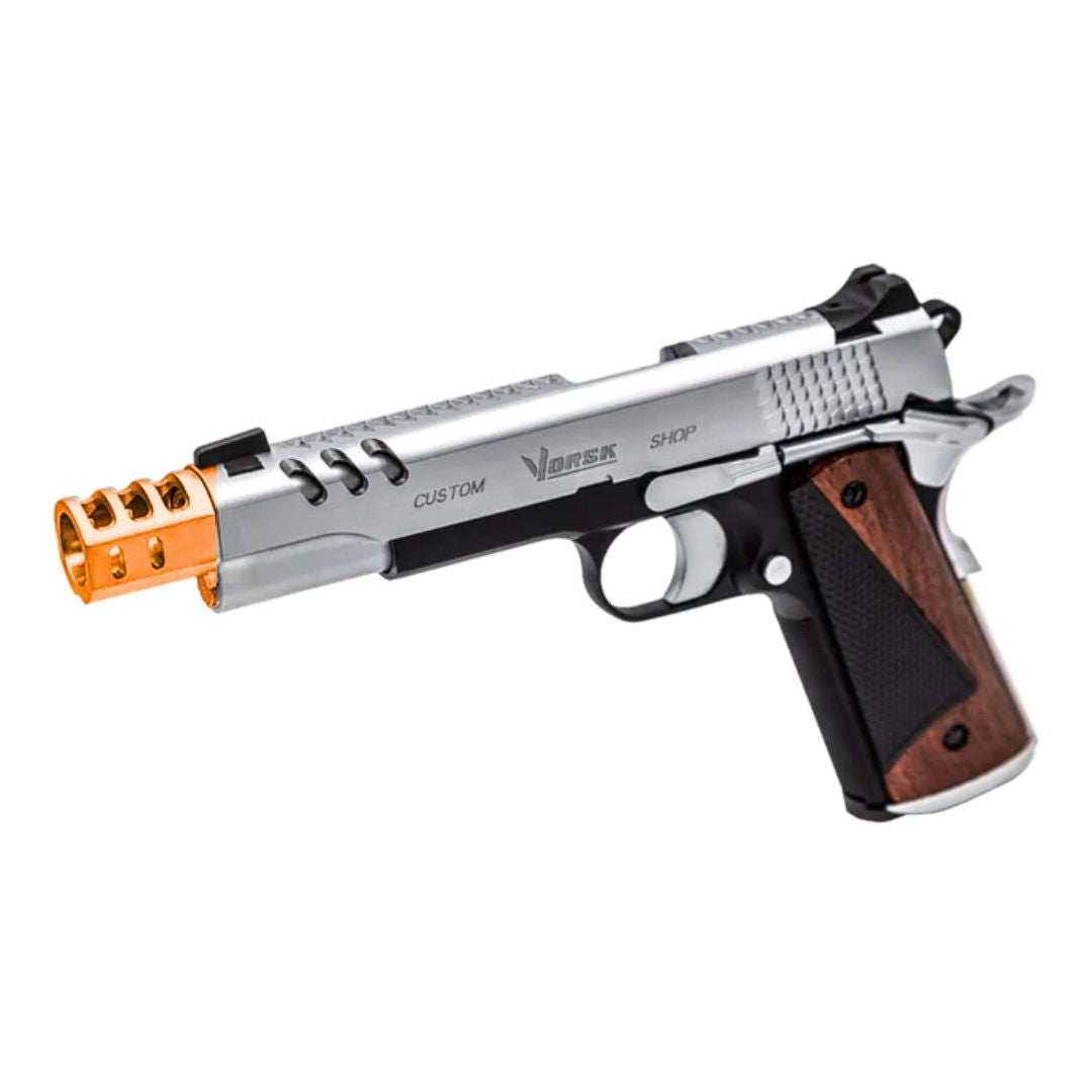 Vorsk 1911 CS Defender Pro MEU Gas-Blowback Airsoft Pistol (Silver ...