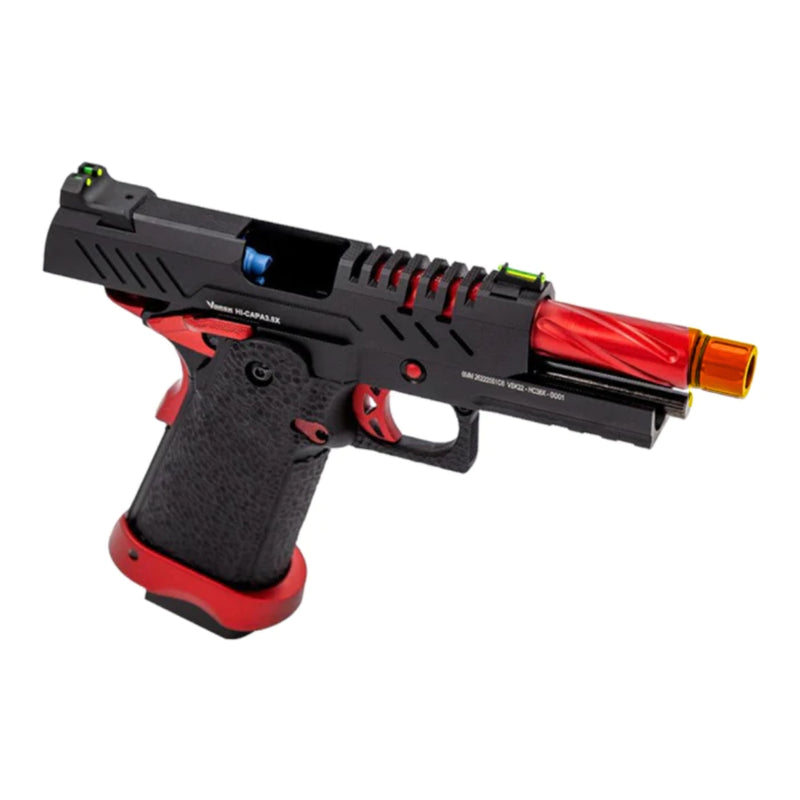 Vorsk 3.8 Hi Capa Pro Gas Blowback Pistol (Red Match) - ssairsoft.com