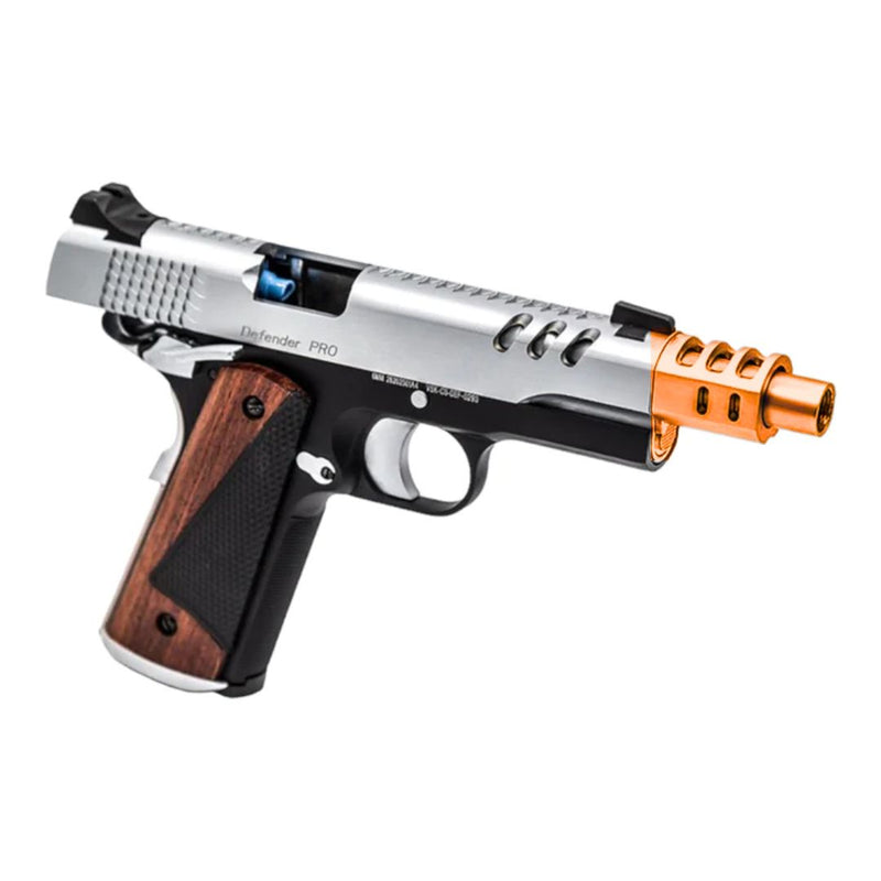 Vorsk CS Defender Pro MEU Gas Blowback Pistol (Black & Silver) - ssairsoft.com