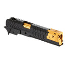 Atlas Custom Works CNC Aluminum Matrix Kit for Marui Hi-Capa GBB Airsoft Pistols - (Black/Gold)