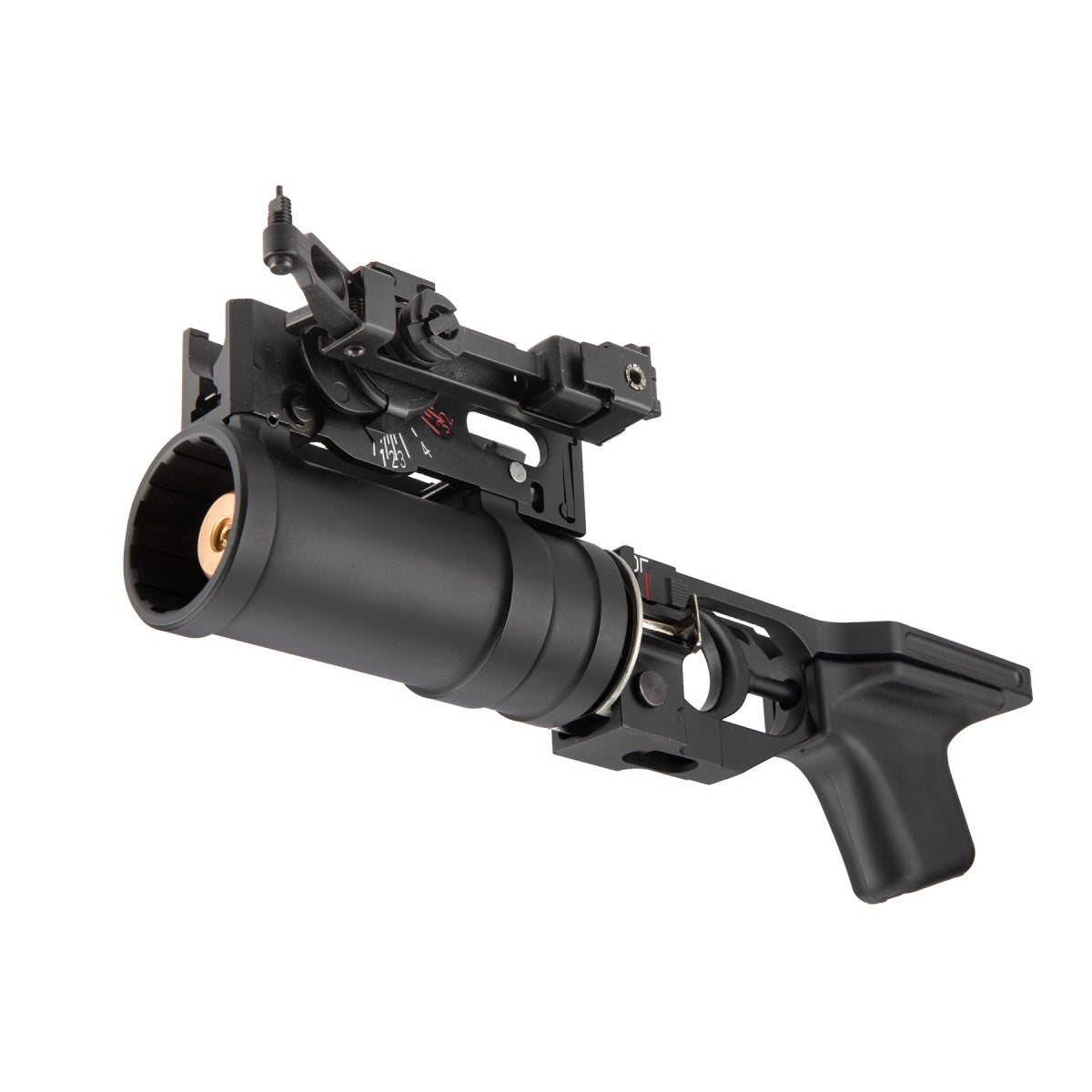 Double Bell GP-30 Style AK Series Airsoft Grenade Launcher (BLACK) - ssairsoft.com