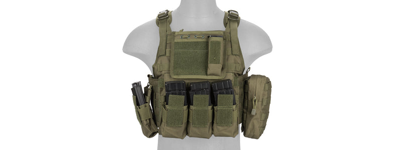 Lancer Tactical Nylon Assault Tactical Vest - ssairsoft.com