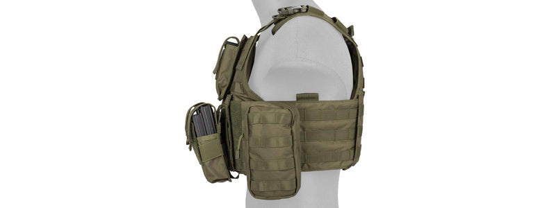 Lancer Tactical Nylon Assault Tactical Vest - ssairsoft.com