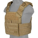 Lancer Tactical 1000D Speed Attack MOLLE Plate Carrier V2 - TAN