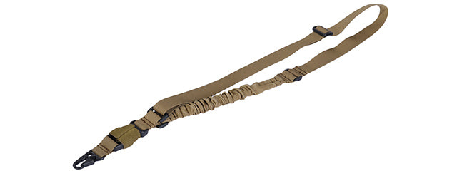 Lancer Tactical OpSpec VIPER Single Point Bungee Airsoft Sling - TAN