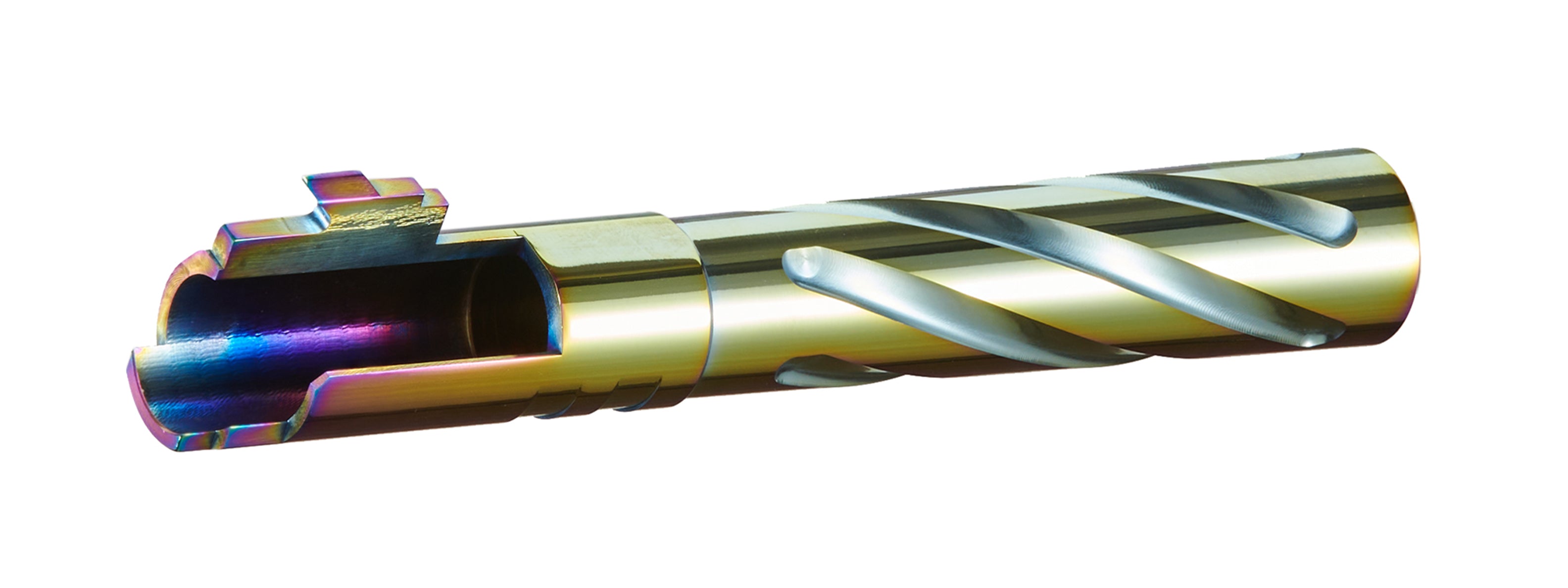 Lancer Tactical Stainless Steel Fluted Treaded 5.1 Outer Barrel for Hi-Capa - ssairsoft.com