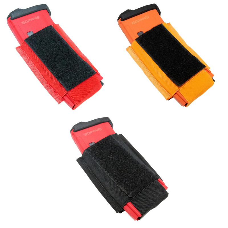 Proton MP Rifle (PMP) Magazine Pouch Single - Red, Orange, & Black - ssairsoft.com