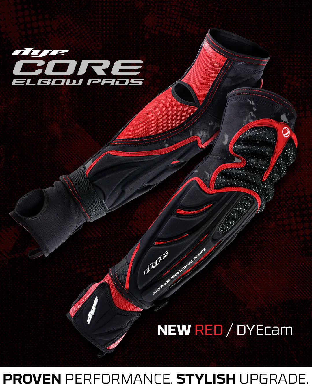 Dye Precision PERFORMANCE ELBOW PADS - DYECAM RED - ssairsoft.com