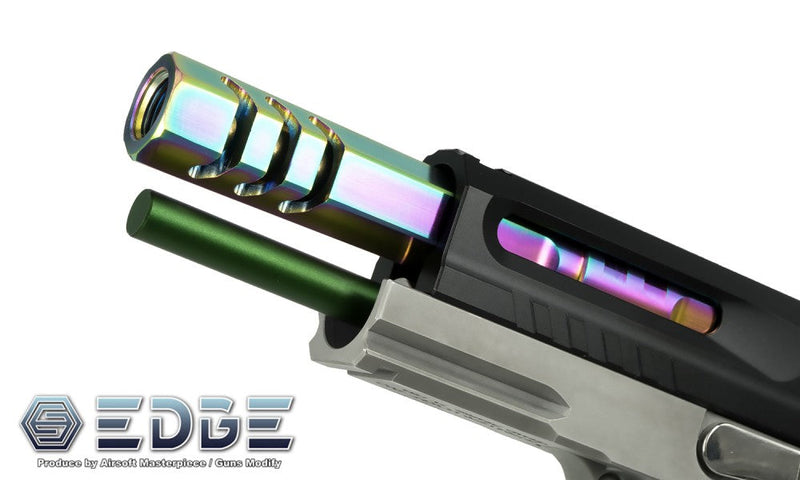 Edge Custom "HEXA" Aluminum Threaded Outer Barrel for TM Hi-Capa 5.1 - ssairsoft