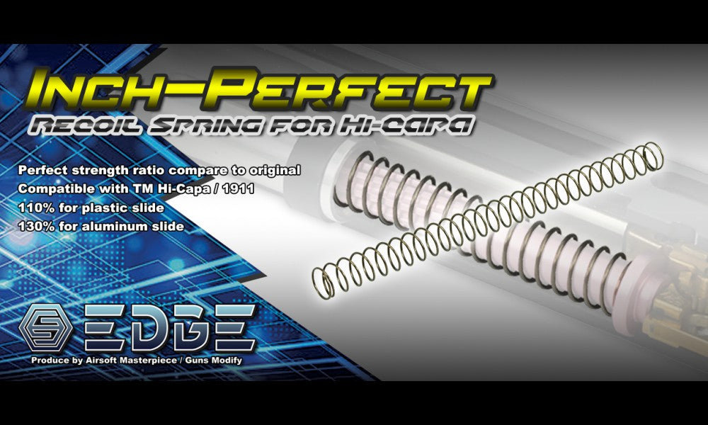 Edge Custom "Inch-Perfect" Recoil Spring for Tokyo Marui Hi-Capa (130%) - ssairsoft.com