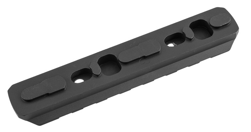 Atlas works 7-SLOT M-LOK RAIL Segment (BLACK) - ssairsoft.com