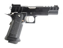 Golden Eagle Hi-Capa Pistol w/ Vented Slide (Black/Silver) - ssairsoft.com