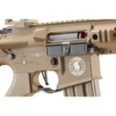 Lancer Tactical Proline 7" M-LOK Battle Hawk Airsoft AEG w/ Stubby Stock (Color: Tan)