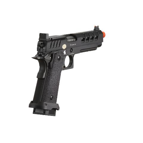 Lancer Tactical Heracles Hi-Capa Gas Blowback Airsoft Pistol - BLACK