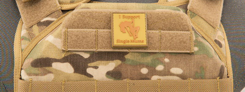 Patch PVC "I Support Single Mums" - ssairsoft.com