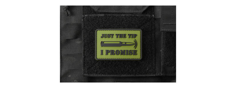 Patch PVC Bullet "Just The Tip, I Promise" - ssairsoft.com