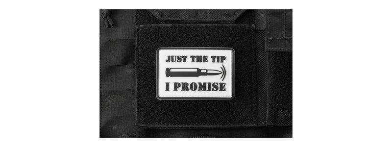 Patch PVC Bullet "Just The Tip, I Promise" - ssairsoft.com