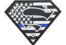 Patch PVC US Flag Superman Shield - ssairsoft.com