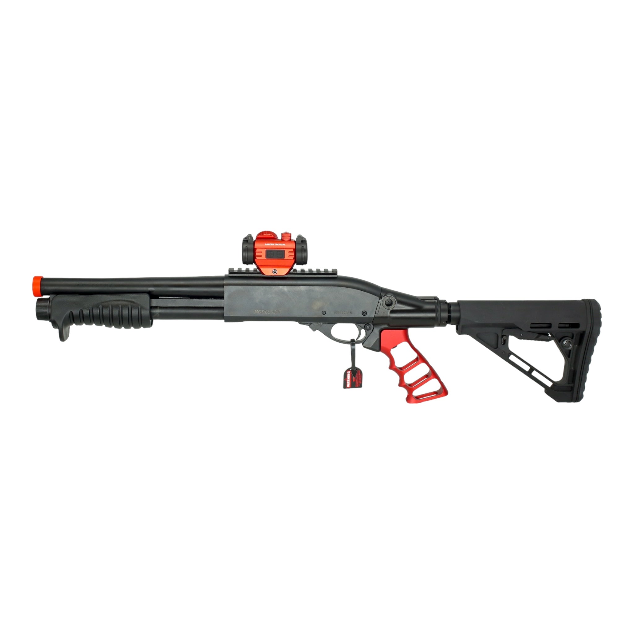 SS Airsoft Custom Shotgun Breacher - Red Hype - ssairsoft.com