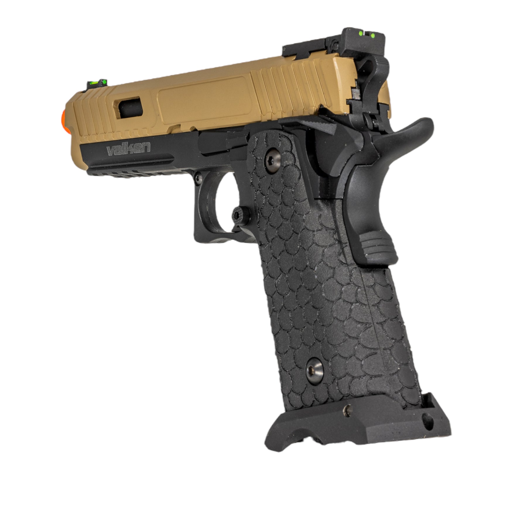 HiCapa CO2Blowback Airsoft Pistol by Valken (Tan)