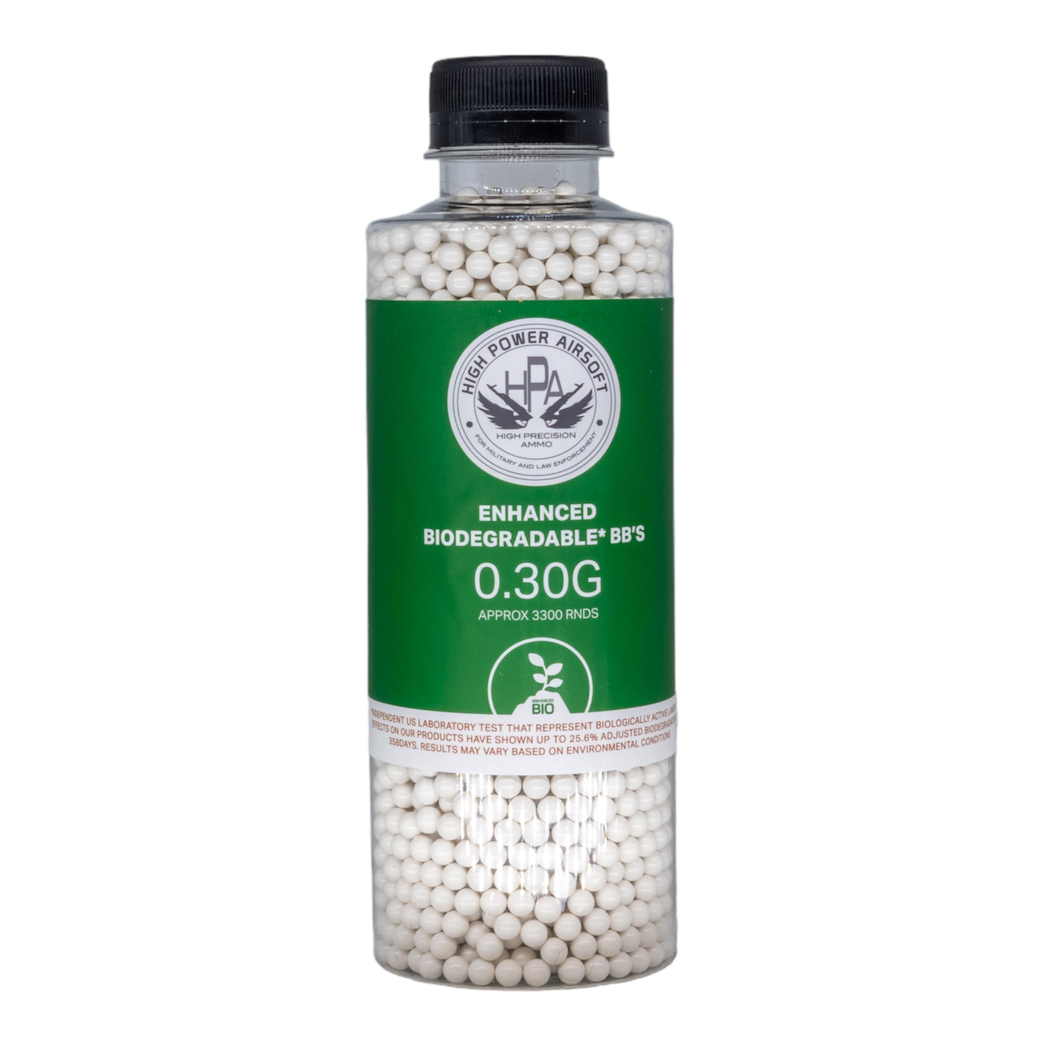 HPA 6mm 3300 Count Biodegradable BB's 0.30g - ssairsoft.com