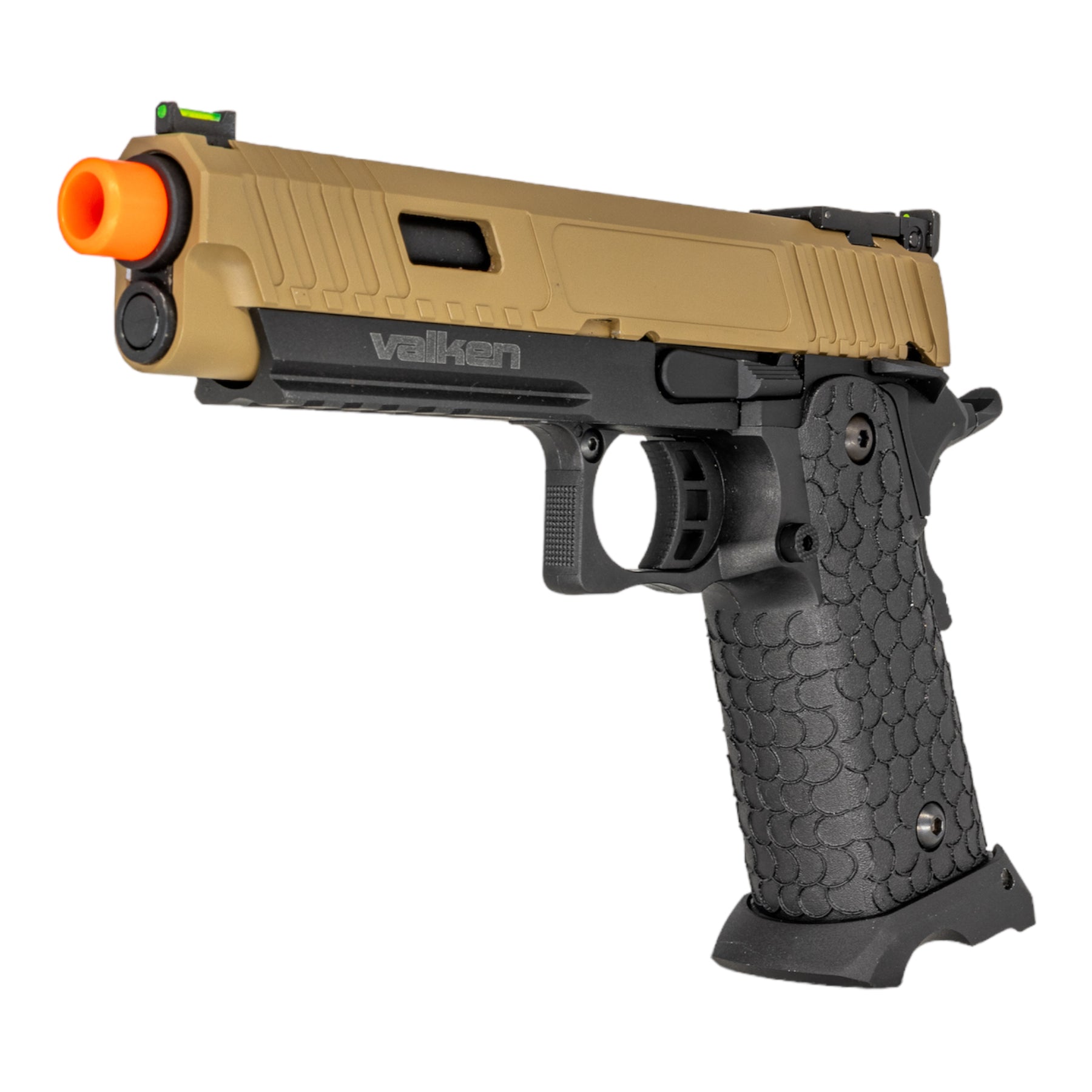 HiCapa CO2Blowback Airsoft Pistol by Valken (Tan)