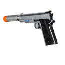 Vorsk VX-14 Gas Blowback Pistol w/ Suppressor Kit (Silver) - ssairsoft.com