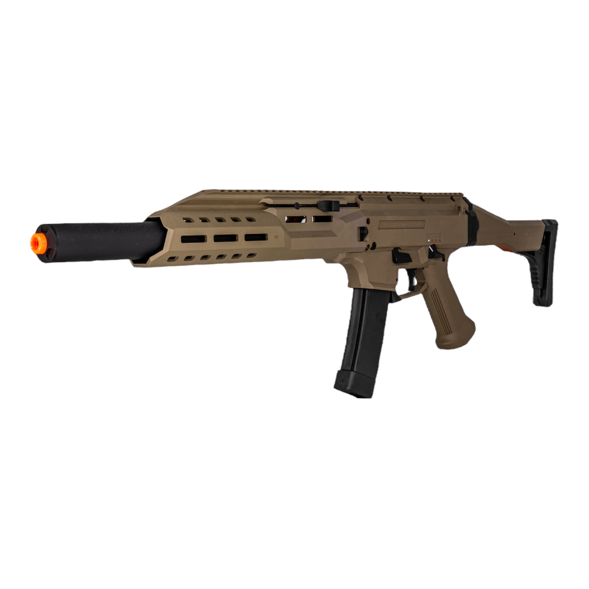 ASG Airsoft CZ Scorpion EVO 3 A1 Carbine BET AEG Flat Dark Earth - ssairsoft.com