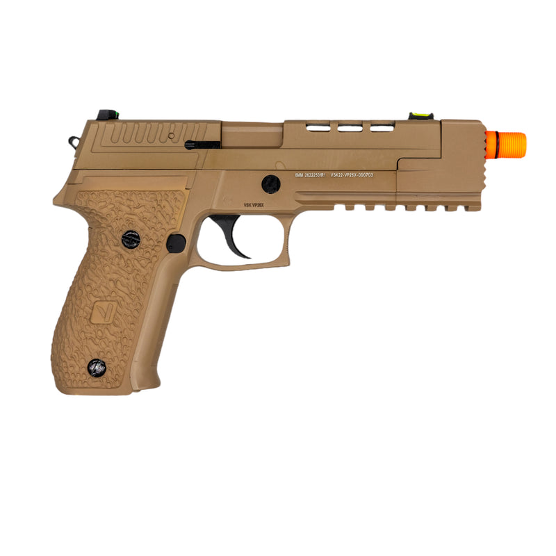 Vorsk VP26X Gas Blowback Pistol (Tan) - ssairsoft.com