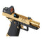 Vorsk Airsoft 3.8 Hi-Capa Pro + Micro Red Dot (Gold) - ssairsoft.com