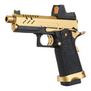 Vorsk Airsoft 3.8 Hi-Capa Pro + Micro Red Dot (Gold) - ssairsoft.com