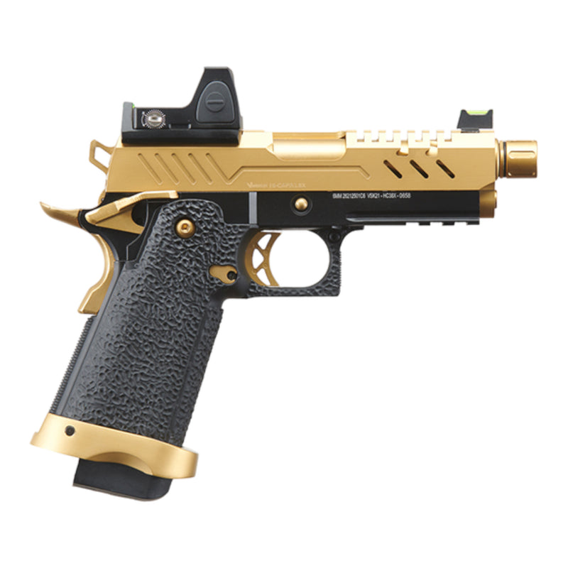 Vorsk Airsoft 3.8 Hi-Capa Pro + Micro Red Dot (Gold) - ssairsoft.com