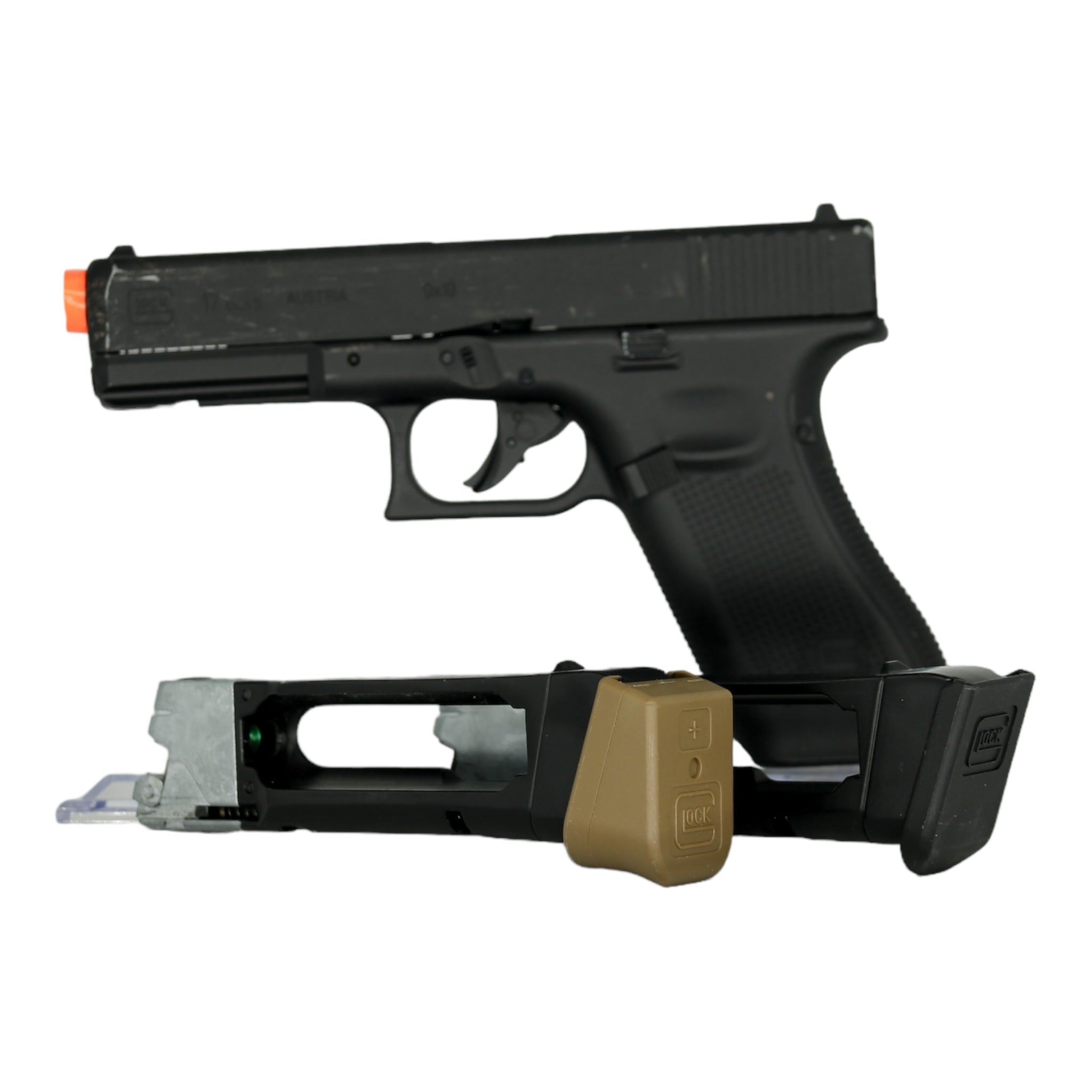 Pre-Owned GLOCK 17 GEN5 CO2 GBB Pistol w/ 2 Magazines - ssairsoft.com